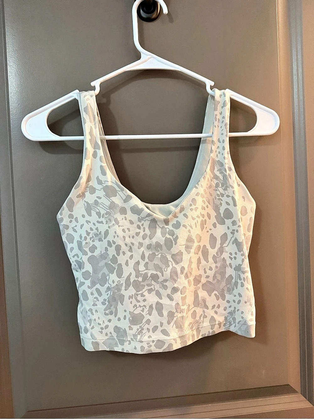 Lululemon Align Tank Top Leopard Print Cropped Tank